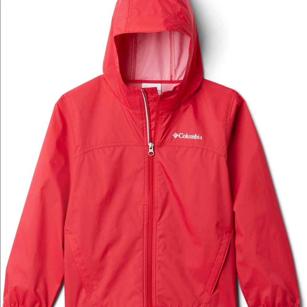 Columbia Glenakker Rain Jacket- Kids Sz L- Like New